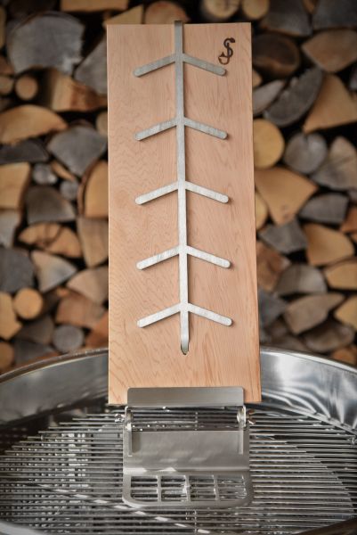 190mm Buche 140mm U-Profil geklemmt 5 Flügel